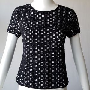 Vince Camuto Black and white top